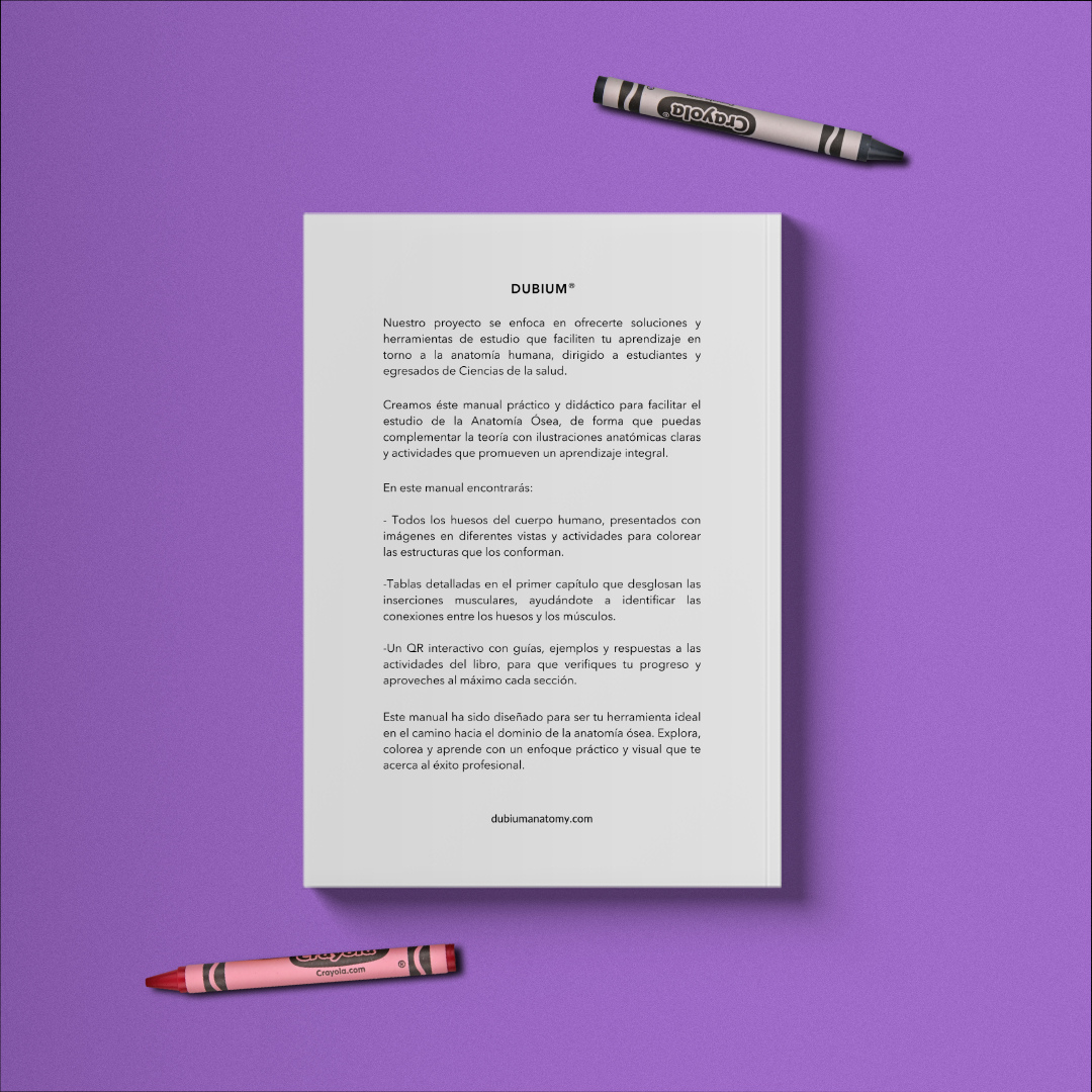 Libro Atlas Óseo Coloring Book