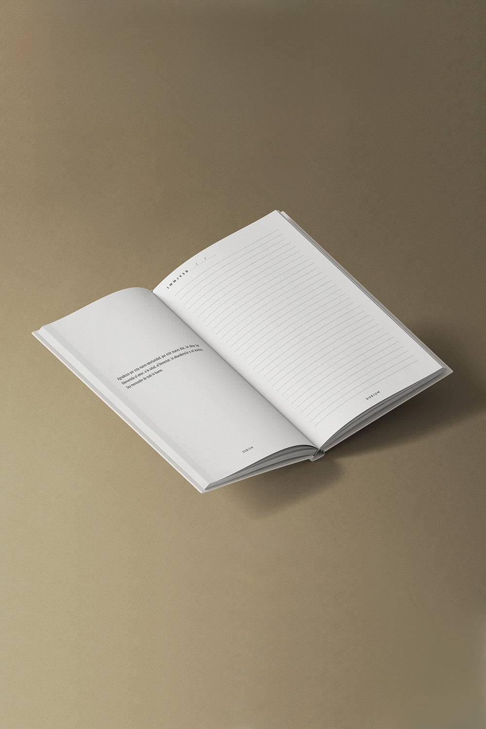 Libreta Creativa de Color Beige